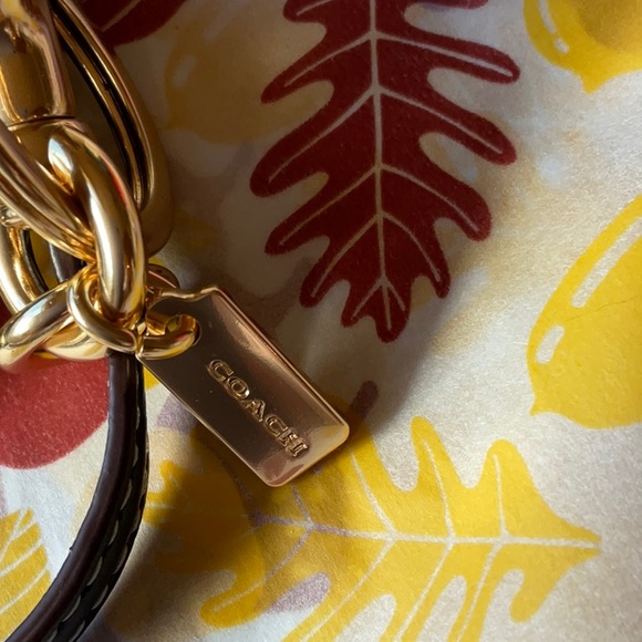 🍁 COACH MINI NOLITA BAG CHARM IN SIGNATURE DENIM CANVAS 🍁 NWT 🍁 - Picture 15 of 16